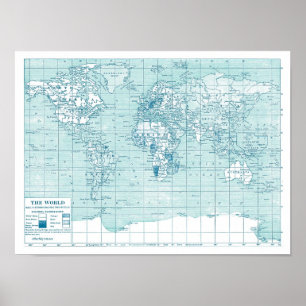 Póster Guay Blue World