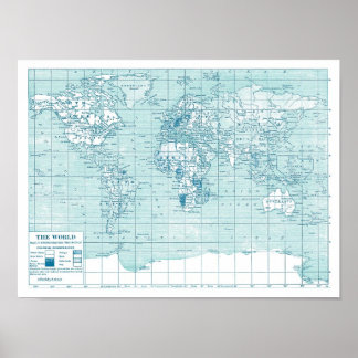 Póster Guay Blue World