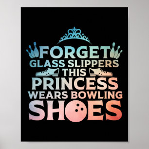 Póster Guay Bowling Art Para Mujeres Chicas Kids Bowler T