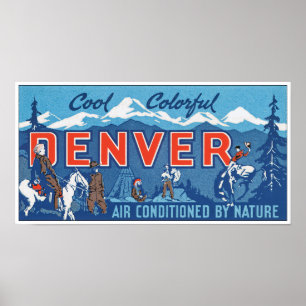 Póster Guay Colorful Denver
