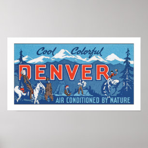 Póster Guay Colorful Denver
