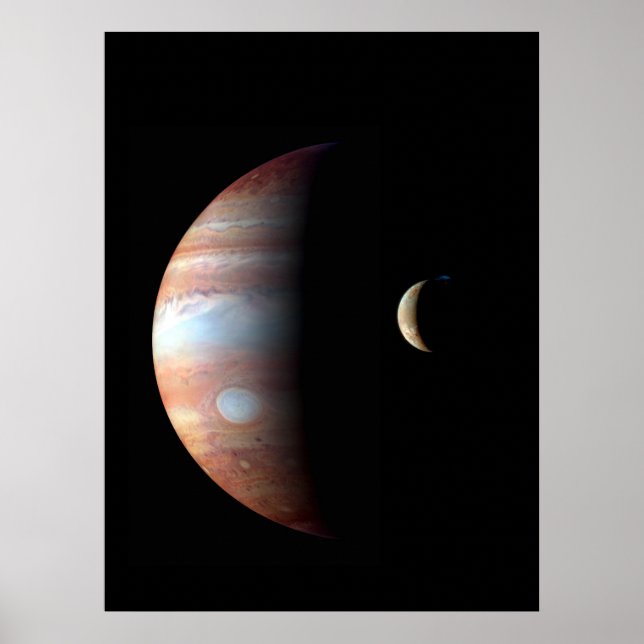 Póster Guay Colorful Jupiter e Io (Frente)