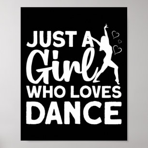 Póster Guay Dance Art Para Mujeres Chica Jazz Dancing Cl