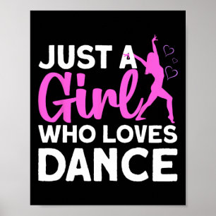 Póster Guay Dance For Chica Women Hip Hop Dancer Ballroom
