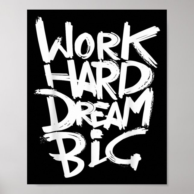 Póster Guay Dream Big Motivational Cotes (Frente)