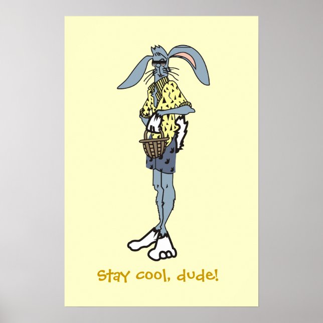 Póster Guay Easter Rabbit con sombras - poster (Frente)