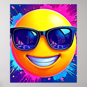 Póster Guay 😎 Emoji Splash Fun