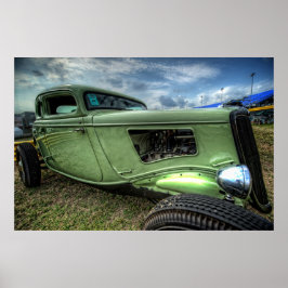 Póster Guay Flathead Hot Rod en HDR