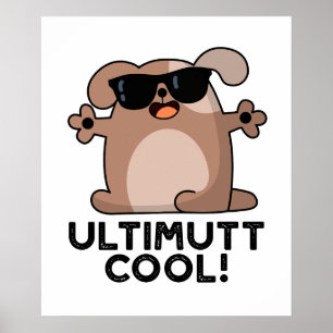 Póster Guay Funny Dog Pun