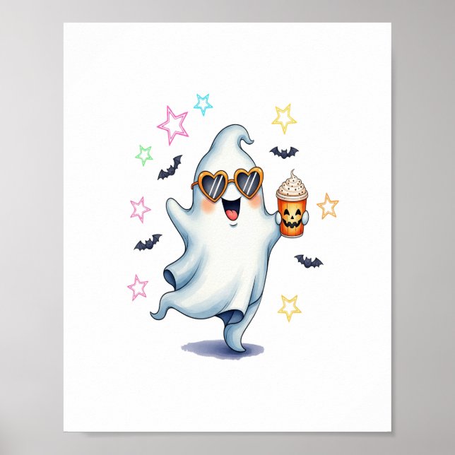 Póster Guay Ghost Halloween Vibes (Frente)
