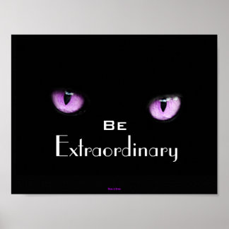 Póster Guay Girly Motivational Inspirador Oyes of Cat