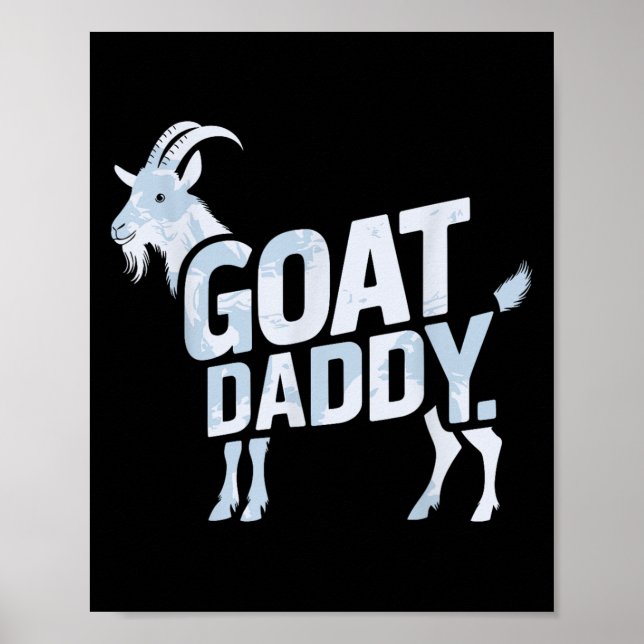 Póster Guay Goat Design Para Hombres Boys Pigmy Goat Love (Frente)