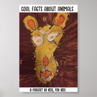 Póster Guay Hacts About Animals Poster