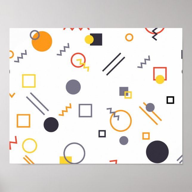 Póster Guay, ilustracion abstracto único, moderno y urban (Frente)