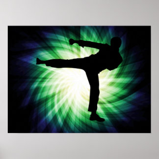 Póster Guay Karate Kick