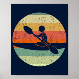 Póster Guay Kayak Sunset