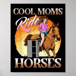 Póster Guay Moms Monta Caballos I Hincha Pony Ecuestres
