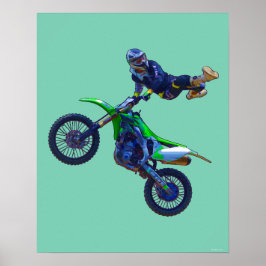 Póster Guay Motocross Extreme Freestyle Stunt Art 5
