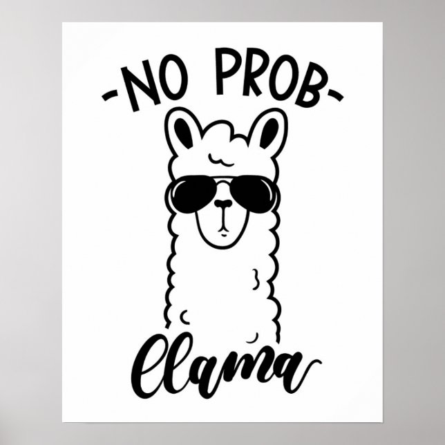 Póster Guay No Prob Llama (Frente)
