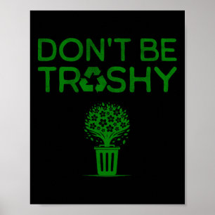 Póster Guay no sea un avión para reciclar el Green Day