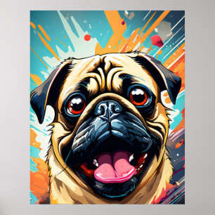 Póster Guay Pug