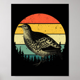 Póster Guay Quail Art Hombres Mujeres Cazadora de Pájaros