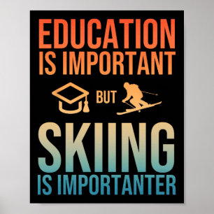 Póster Guay Ski Art Para Hombres Mujeres Niños Nórdicos M
