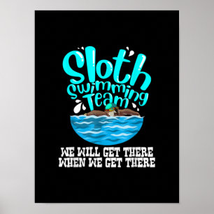 Póster Guay Slomming Team Funny Animal Swimmer