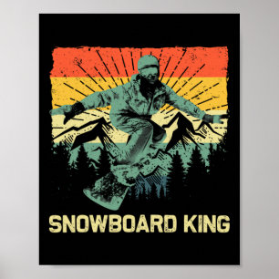Póster Guay Snowboard Para Hombres Papá Snowboard Esquí S