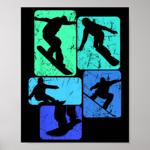 Póster Guay Snowboarder Appartal E Ideas De Regalo Snowbo