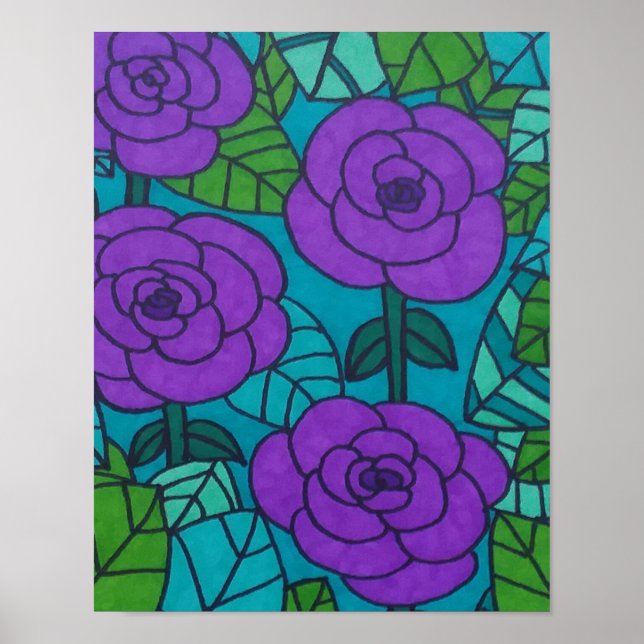 Póster Guay Tones Jungle Flor Art (Frente)