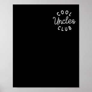 Póster Guay Uncles Club Mejor Tío Cada Vez Funny Pocket F
