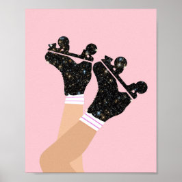 Póster Guay Universe Roller Skates Derby Skater Gift