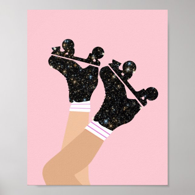 Póster Guay Universe Roller Skates Derby Skater Gift (Frente)