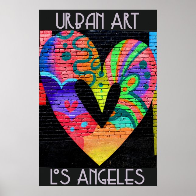 Póster Guay Urban Street Art de Los Ángeles California (Frente)