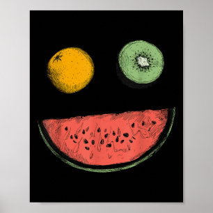 Póster Guay Watermelon Lemon Kiwi Veggie Plant Diet World