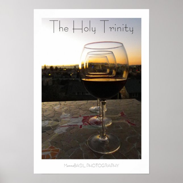 Póster ¡Guay Wine El Poster De La Santísima Trinidad! (Frente)