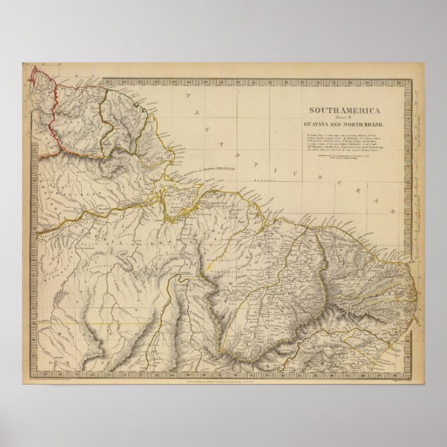 Póster Guayana, N Brasil (Frente)