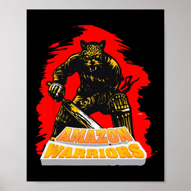 Póster Guayana Warriors T20 Cricket (Frente)