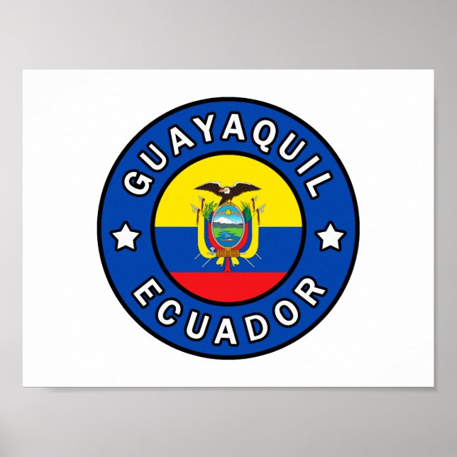 Póster Guayaquil Ecuador (Frente)