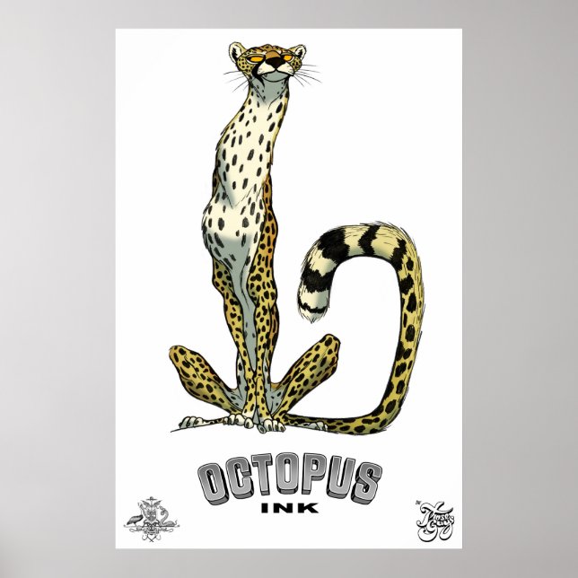 Póster guepardo (Frente)