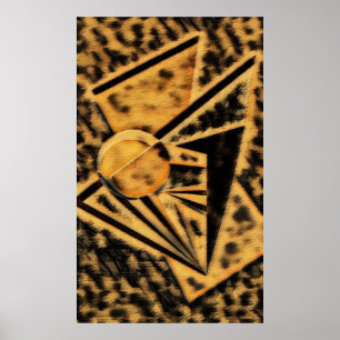 Póster Guepardo Sunriser