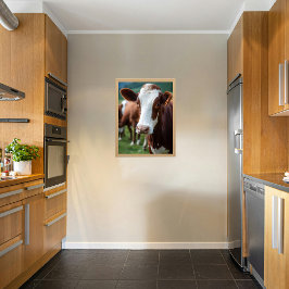 Póster Guernsey Cow