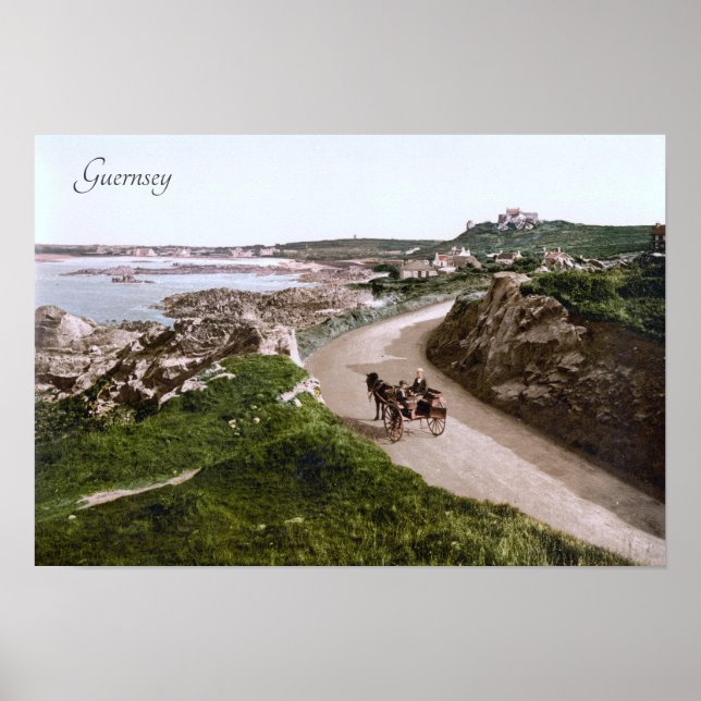 Póster Guernsey en el siglo XIX (Frente)