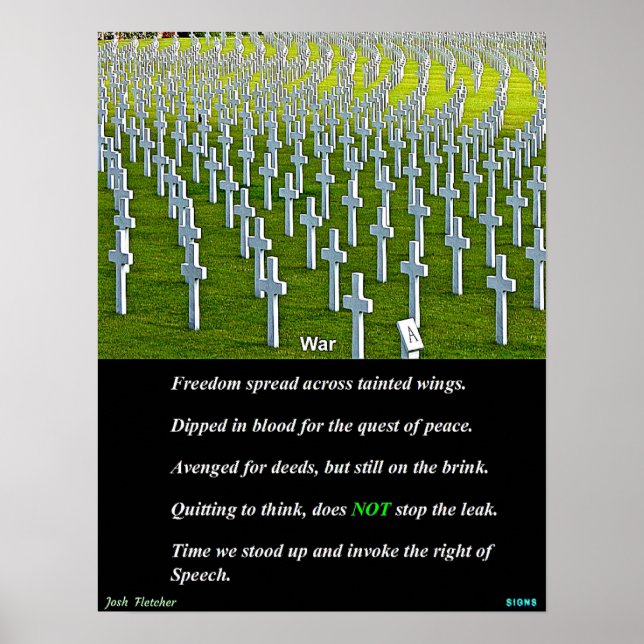 Póster Guerra (Frente)