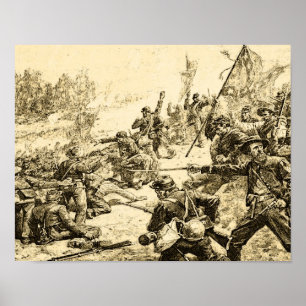 Póster Guerra civil contra la historia estadounidense