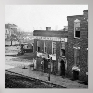 Póster Guerra civil en Atlanta, 1864