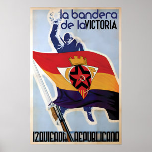 Póster Guerra Civil Española Cartel del Frente Popular La