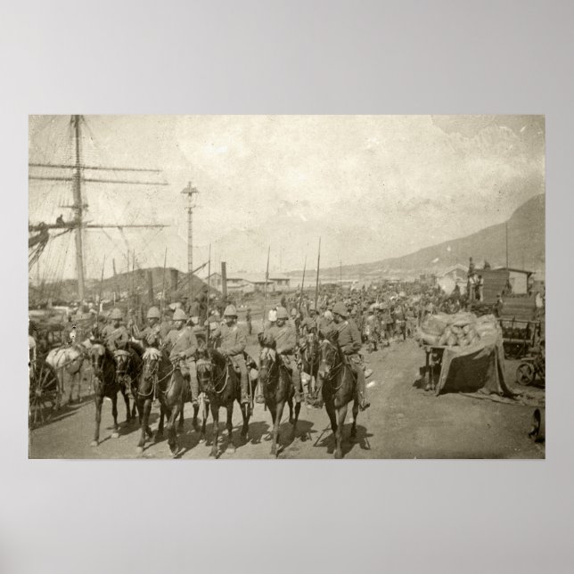 Póster Guerra de Boer del Ejército Británico (Frente)