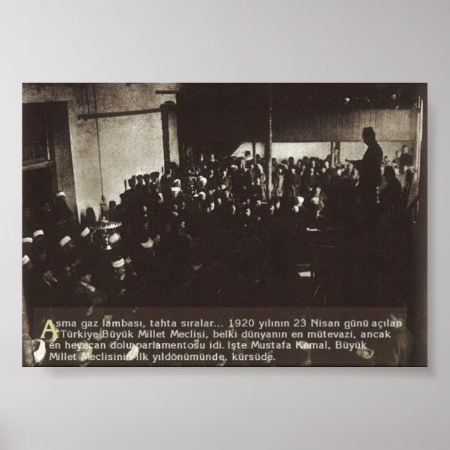 Póster Guerra de Independencia de Turquía (Frente)